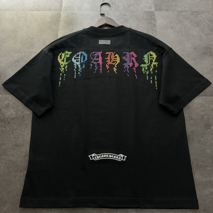 Chrome Hearts Embroidered Short Sleeve T-Shirt