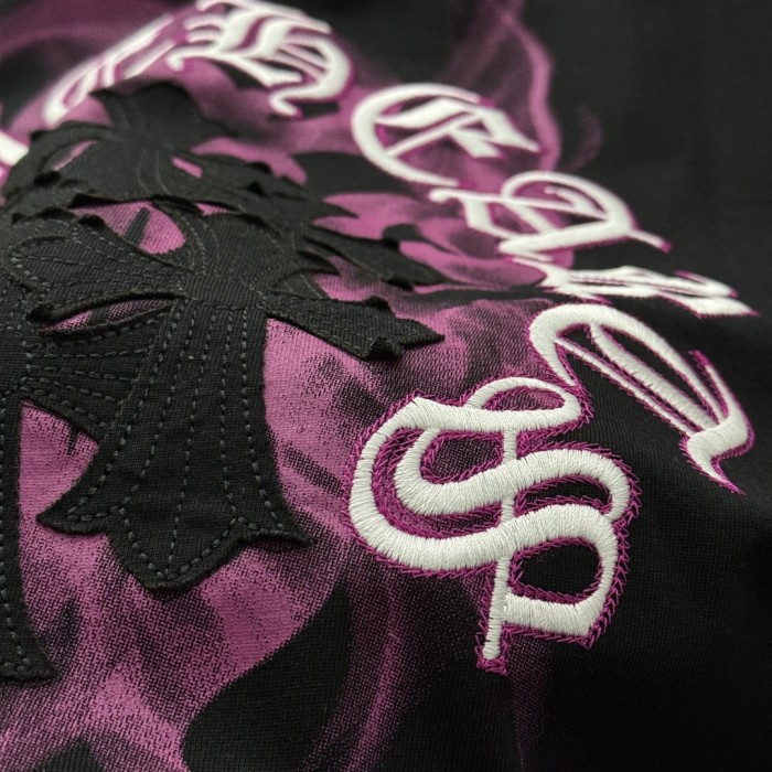 Chrome Hearts Horseshoe Patch Short Sleeve T-Shirt