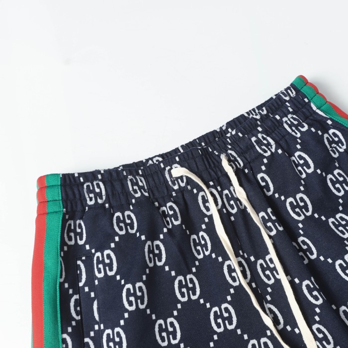 GUCCI GG Jacquard Jersey Cotton Jogging Shorts