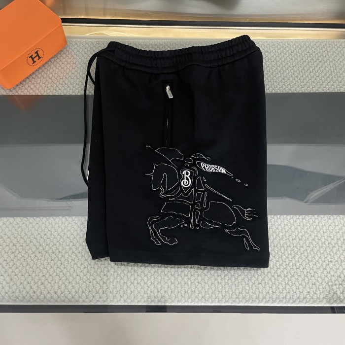Burberry EKD Embroidered Casual Shorts