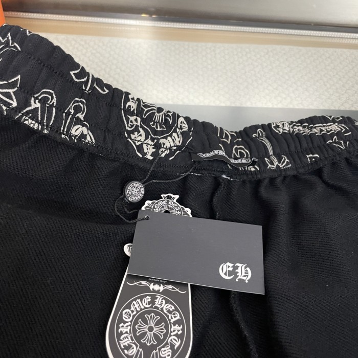 Chrome Hearts Logo Print Shorts