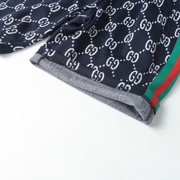 GUCCI GG Jacquard Jersey Cotton Jogging Shorts