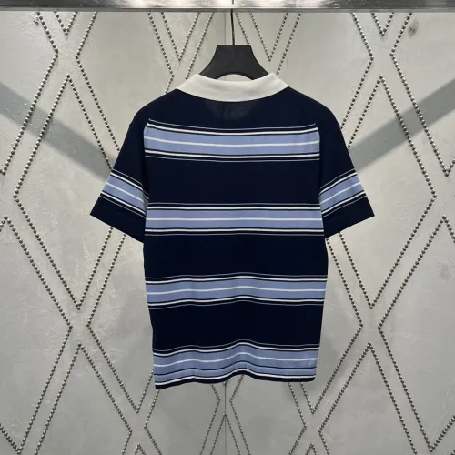 Dior Lily of the Valley Logo Embroidered Knitted POLO Shirt