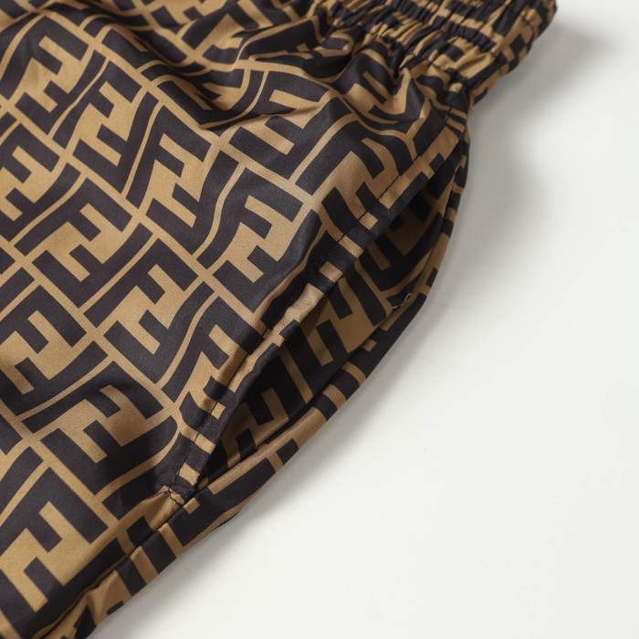 Fendi Swim Shorts Technical fabric Black