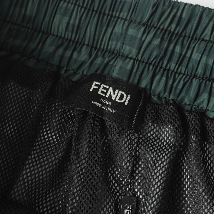 Fendi Swim Shorts Technical fabric Black