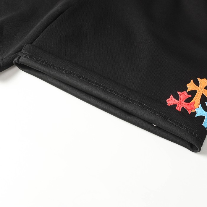 Chrome Hearts Y NOT Cross-Patched Sweat Shorts