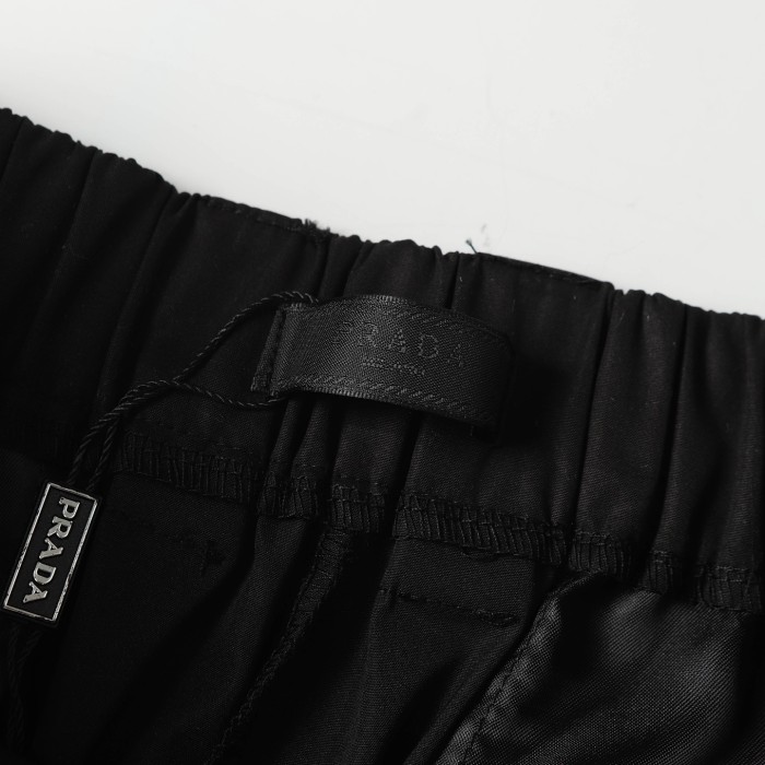 Prada Logo Plaque Shorts