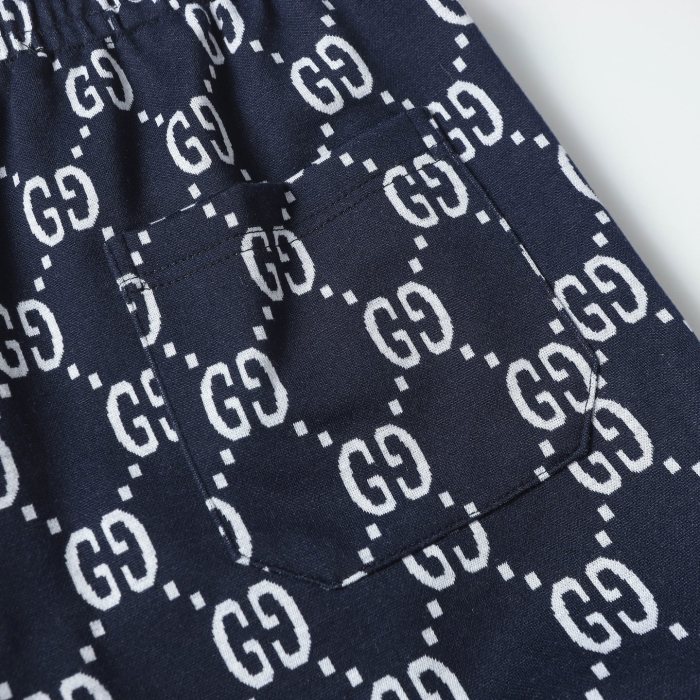 GUCCI GG Jacquard Jersey Cotton Jogging Shorts