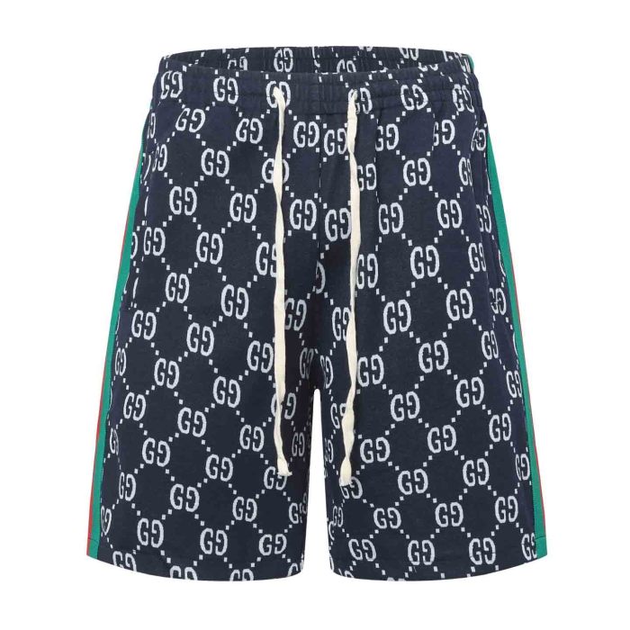 GUCCI GG Jacquard Jersey Cotton Jogging Shorts