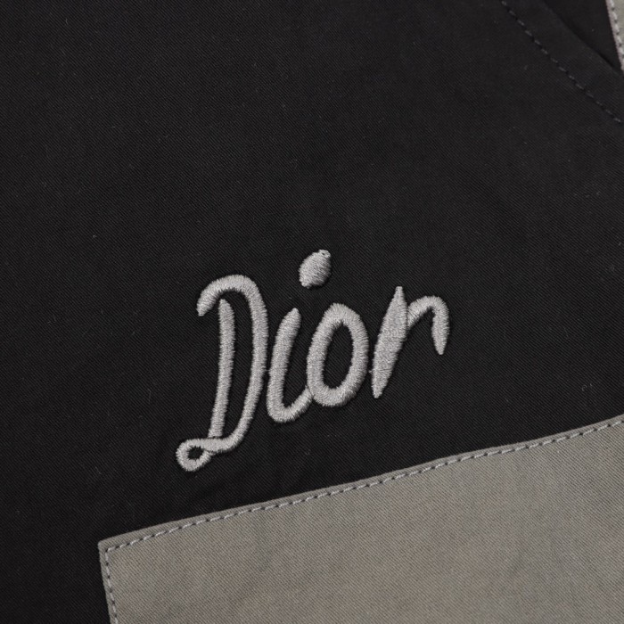 Dior Patchwork Logo Embroidered Shorts