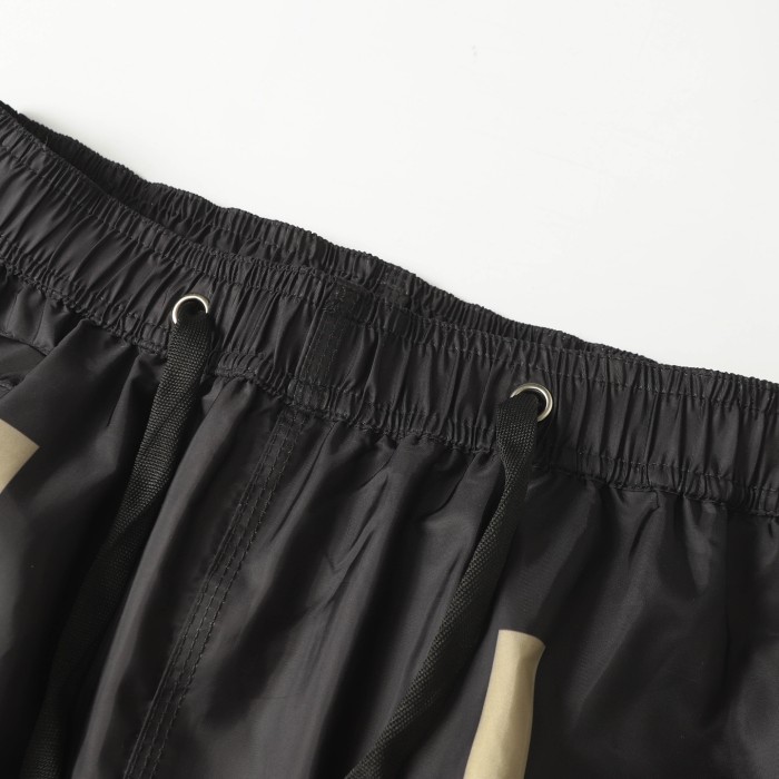 Burberry Black Sliced Check Swim Shorts