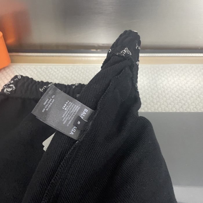Balenciaga Logo Print Shorts