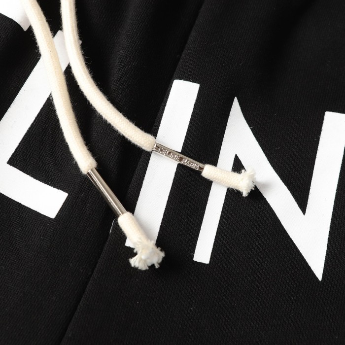 Celine Wide-leg Logo-print Cotton-Jersey Drawstring Shorts