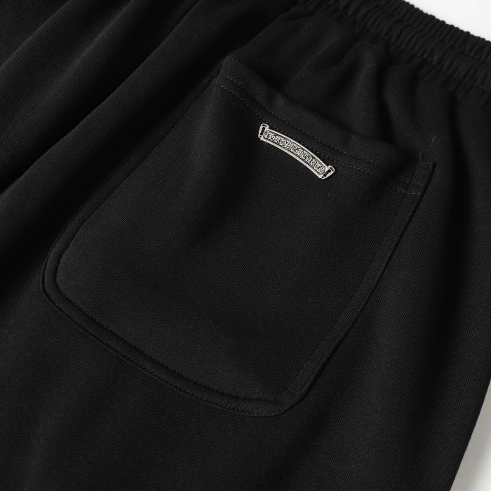 Chrome Hearts Y NOT Cross-Patched Sweat Shorts