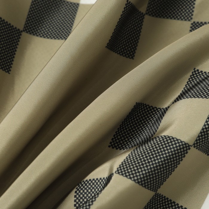 Burberry Martin Pixel Check Swim Shorts in Beige
