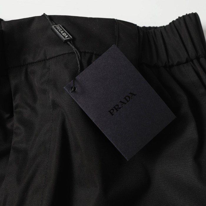 Prada Logo Plaque Shorts