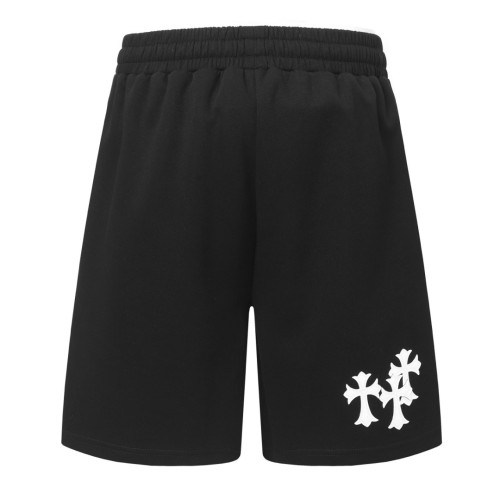 Chrome Hearts Embroidered Leather LOGO Shorts