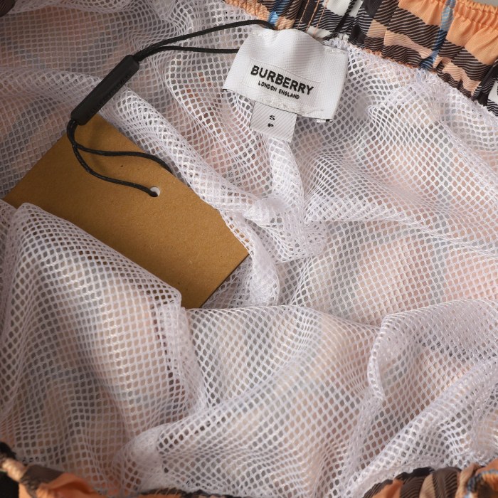 Burberry Check Drawcord Swim Shorts