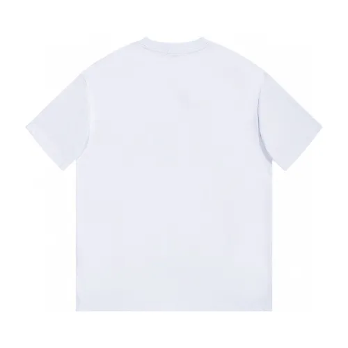 Dior White Logo Patterned Cotton Short Sleeve T-Shirt