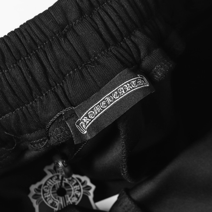 Chrome Hearts Embroidered Leather LOGO Shorts