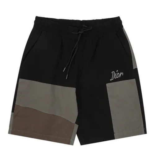 Dior Patchwork Logo Embroidered Shorts