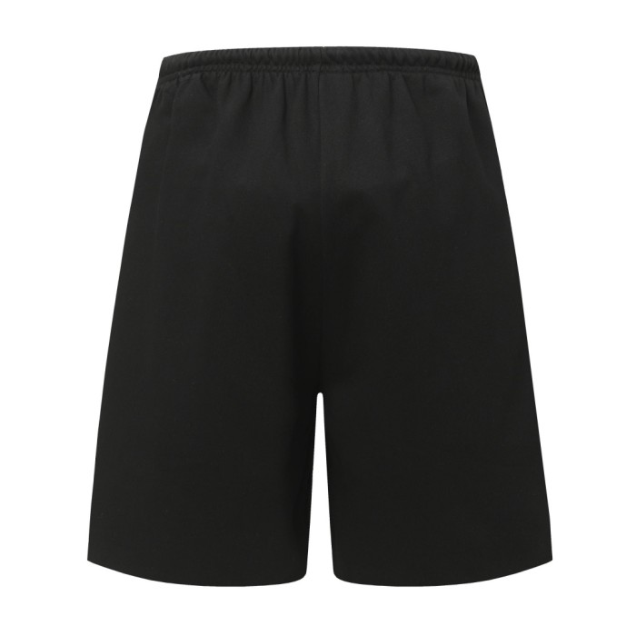 CELINE HOMME Straight-Leg Logo-Embroidered Cotton Shorts