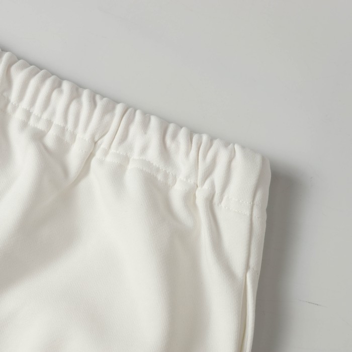 Celine Wide-leg Logo-print Cotton-Jersey Drawstring Shorts