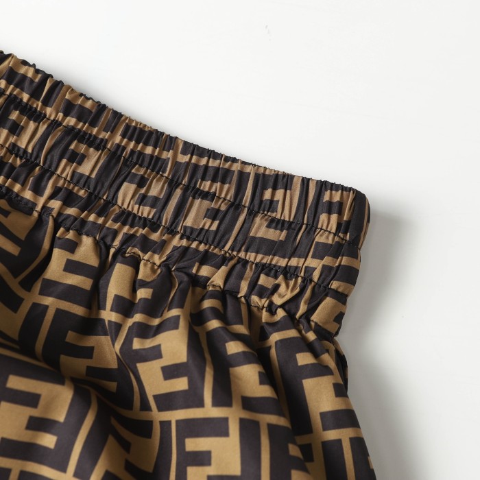 Fendi Swim Shorts Technical fabric Black