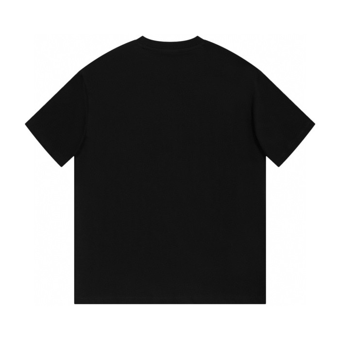 Dior White Logo Patterned Cotton Short Sleeve T-Shirt