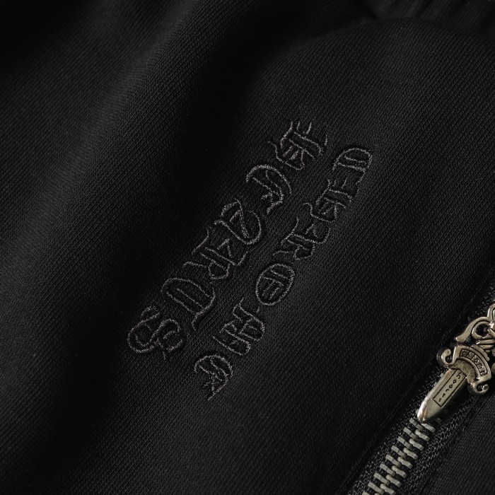 CHROME HEARTS 1OF1 VIP SPECIAL ORDER FRENCH TERRY PATCHED SHORTS