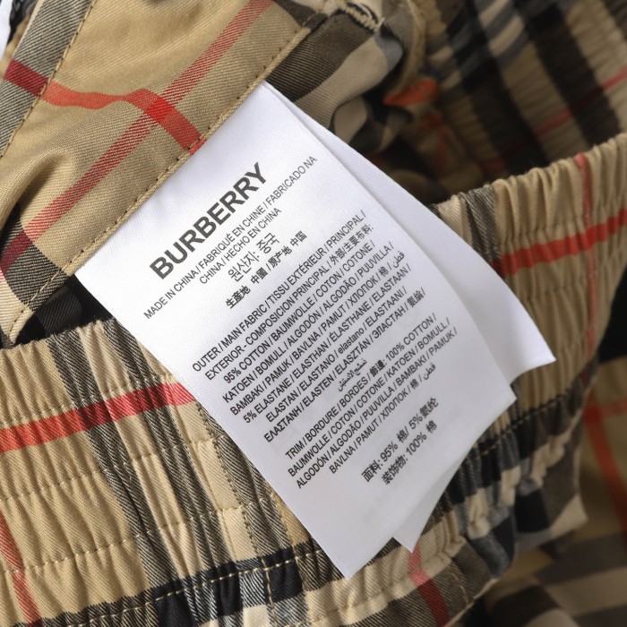 Burberry Audrey Vintage Check Shorts