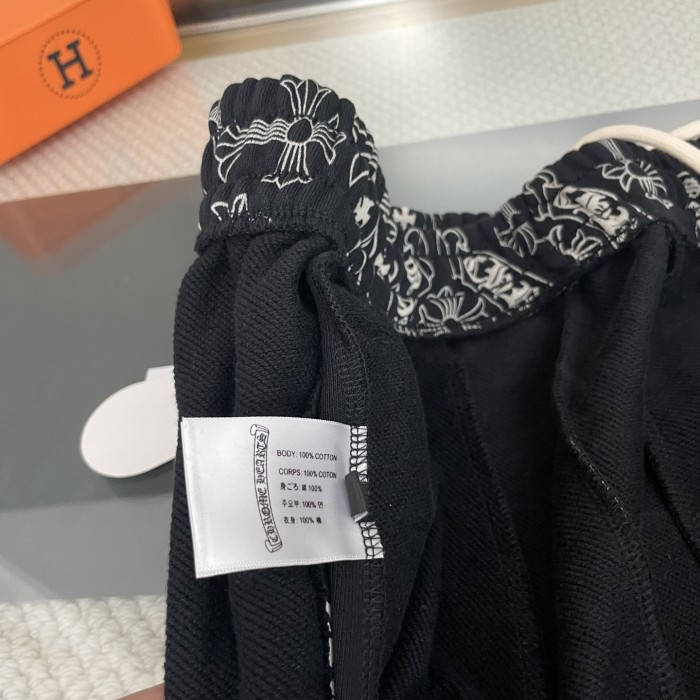 Chrome Hearts Logo Print Shorts