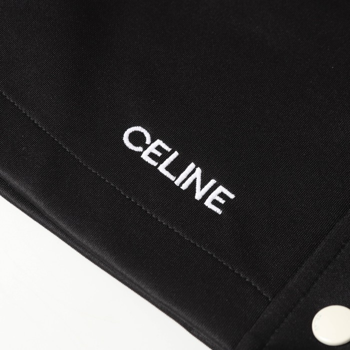 CELINE Embroidered Shorts
