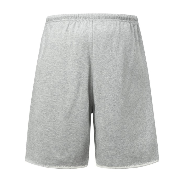 CELINE HOMME Straight-Leg Logo-Embroidered Cotton Shorts