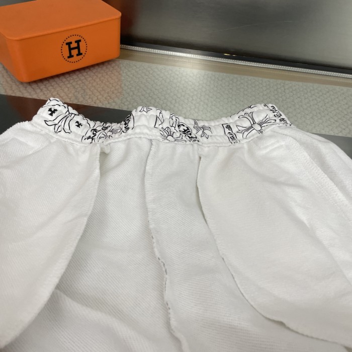 Chrome Hearts Logo Print Shorts