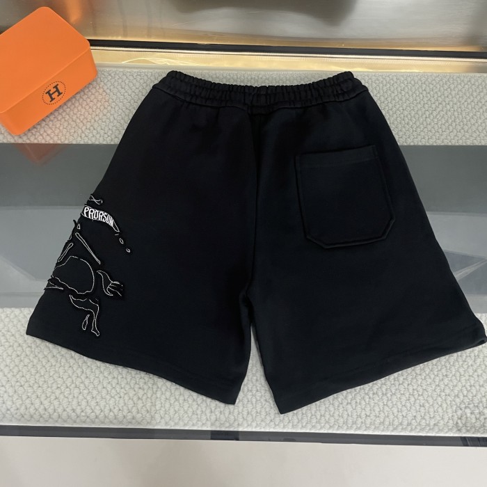 Burberry EKD Embroidered Casual Shorts