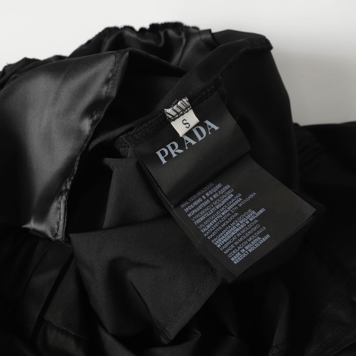 Prada Logo Plaque Shorts