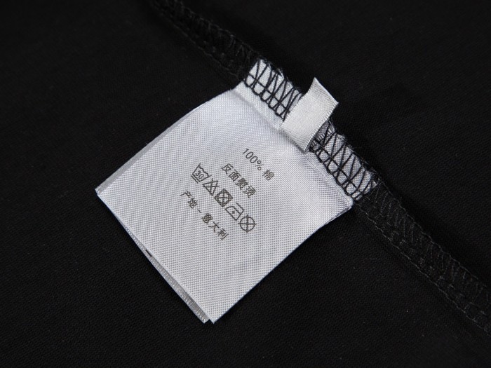 Dior White Logo Patterned Cotton Short Sleeve T-Shirt
