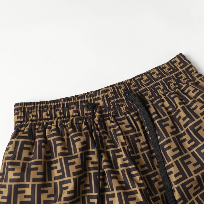 Fendi Swim Shorts Technical fabric Black