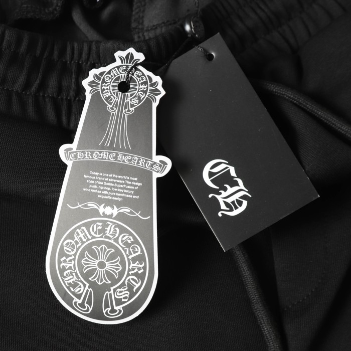 CHROME HEARTS 1OF1 VIP SPECIAL ORDER FRENCH TERRY PATCHED SHORTS
