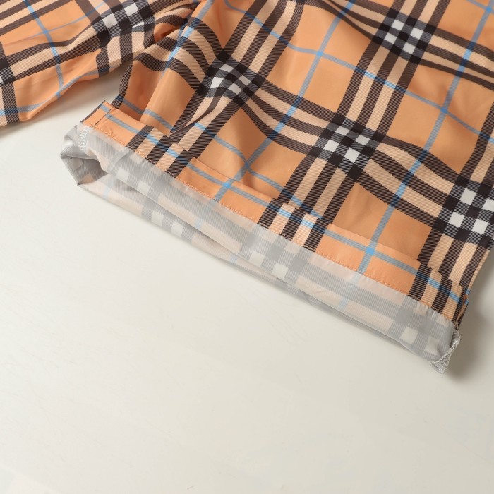 Burberry Check Drawcord Swim Shorts