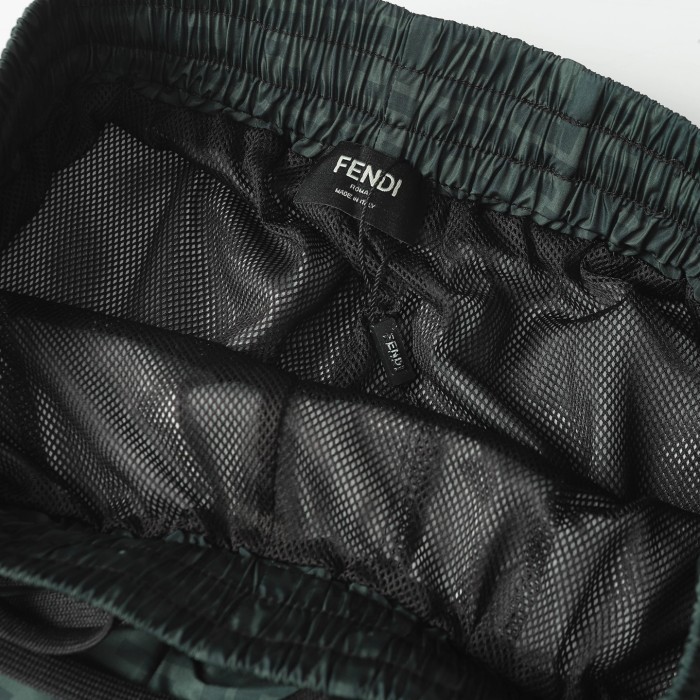 Fendi Swim Shorts Technical fabric Black