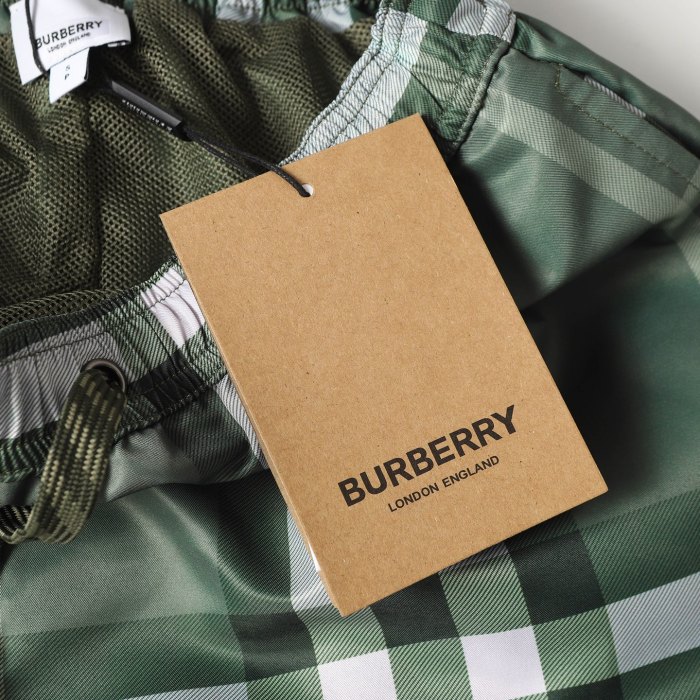 Burberry Martin Swim Shorts in Green