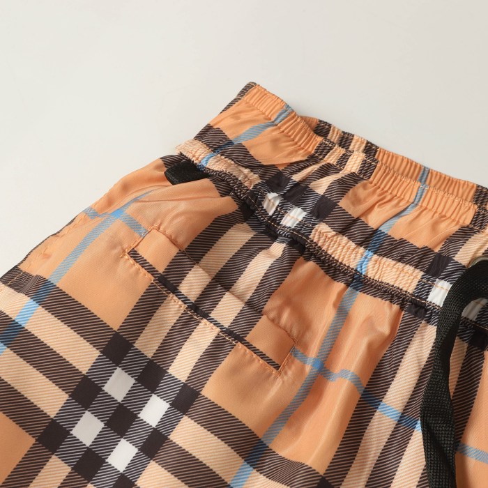 Burberry Check Drawcord Swim Shorts