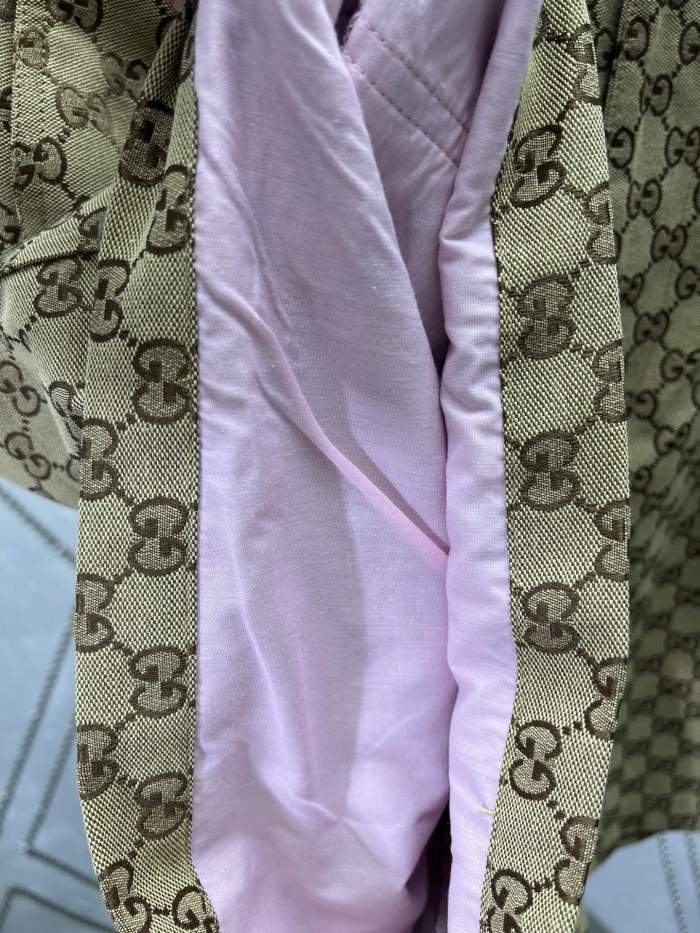 Gucci Embroidered canvas linen blend Shorts
