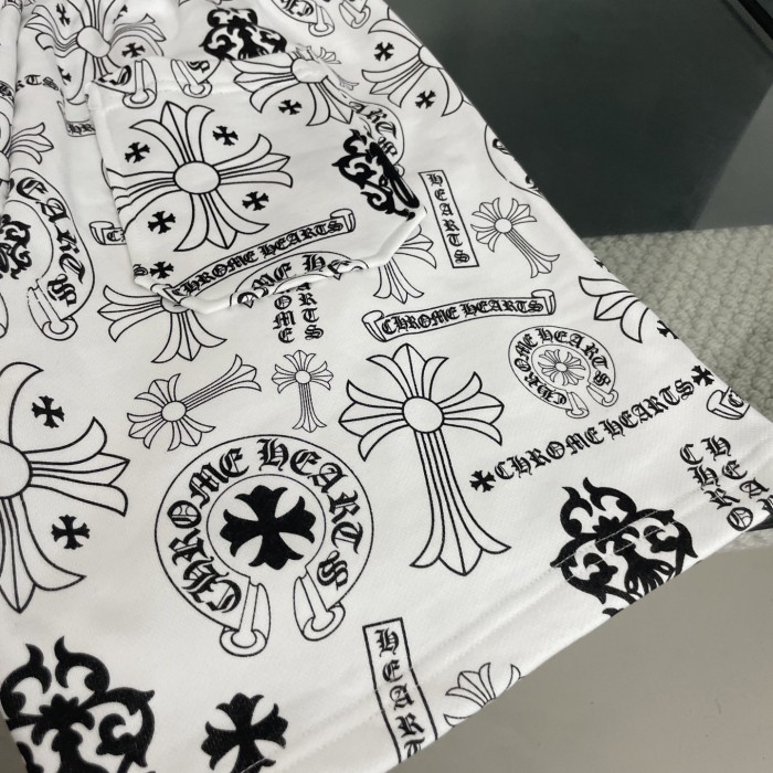 Chrome Hearts Logo Print Shorts