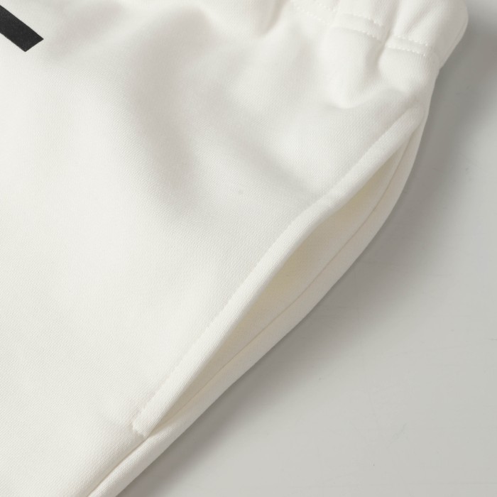 Celine Wide-leg Logo-print Cotton-Jersey Drawstring Shorts