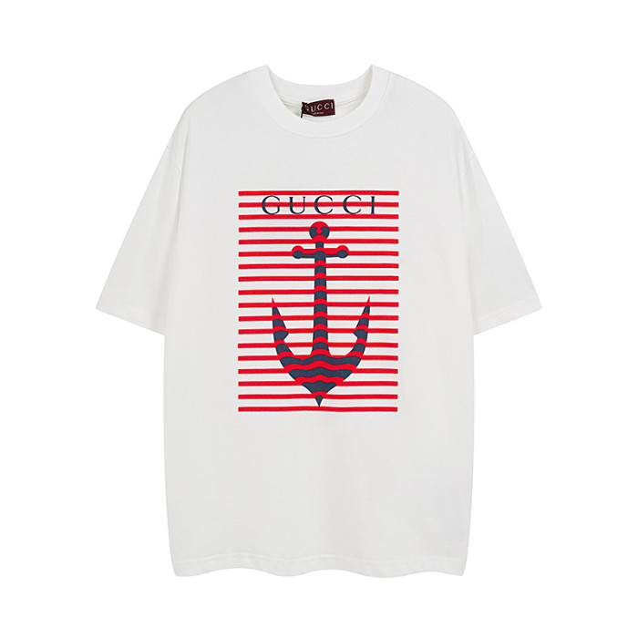 Gucci Printed Cotton Jersey T-Shirt In White
