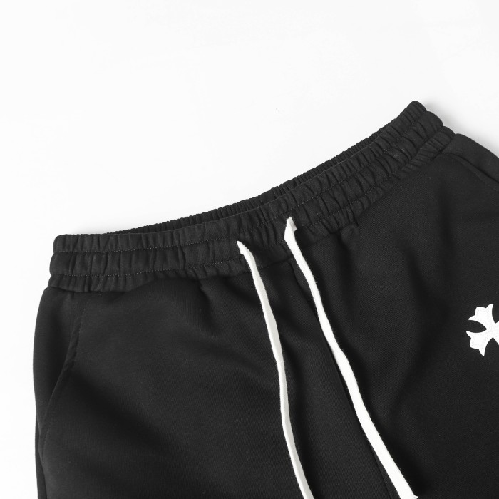Chrome Hearts Embroidered Leather LOGO Shorts