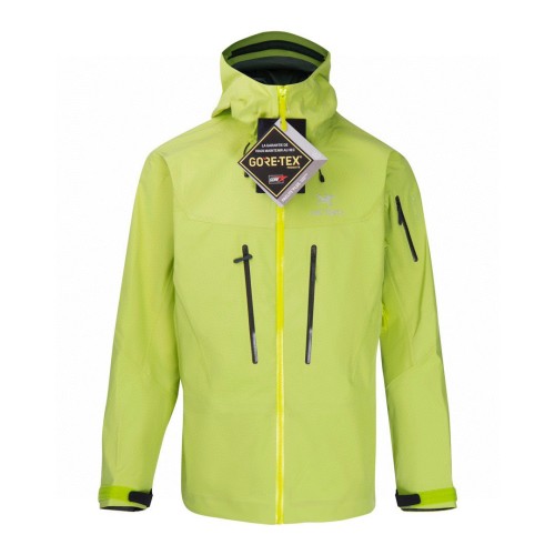 Arc'teryx Alpha Sv Waterproof Shell Jacket In Yellow